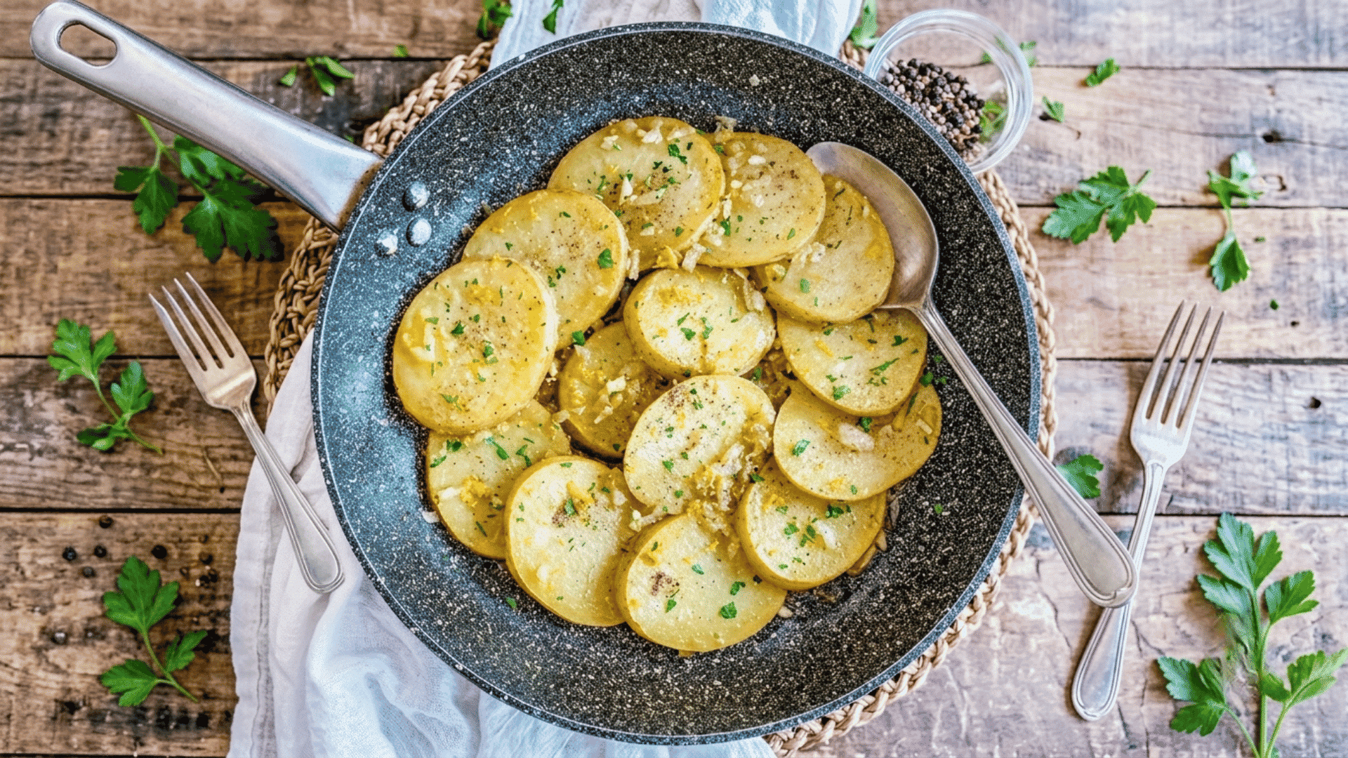 lemon pepper boiled potatoes with fresh lemon zest black pepper olive oil and herbs
