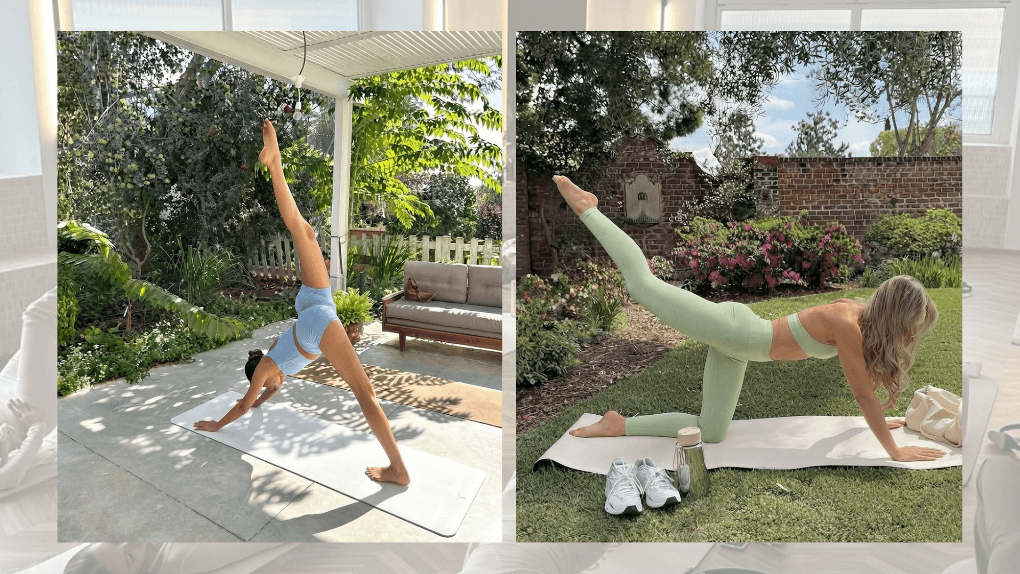 women practicing yoga and pilates exercises for strength flexibility balance and mindful movement