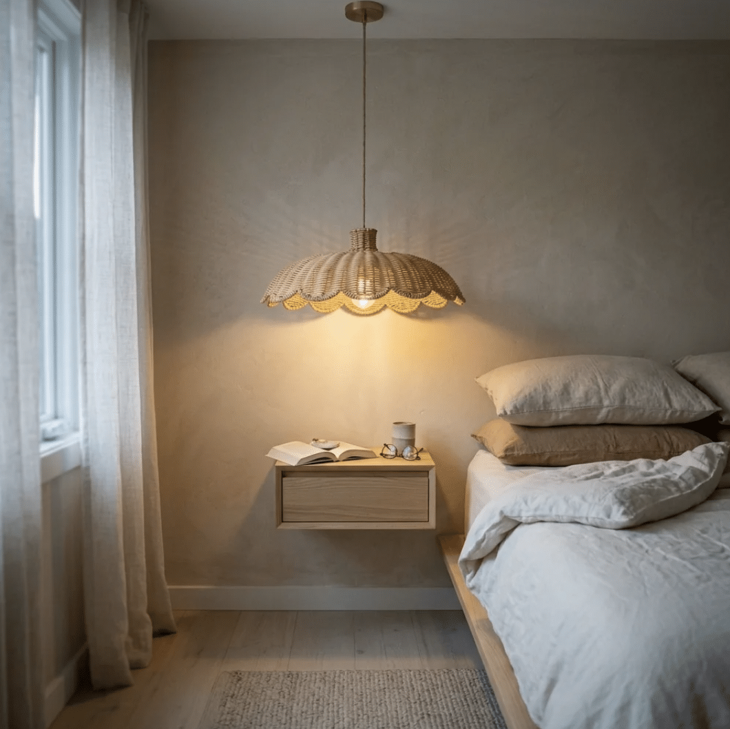 Choosing the right rattan pendant comes down to balancing weave density
