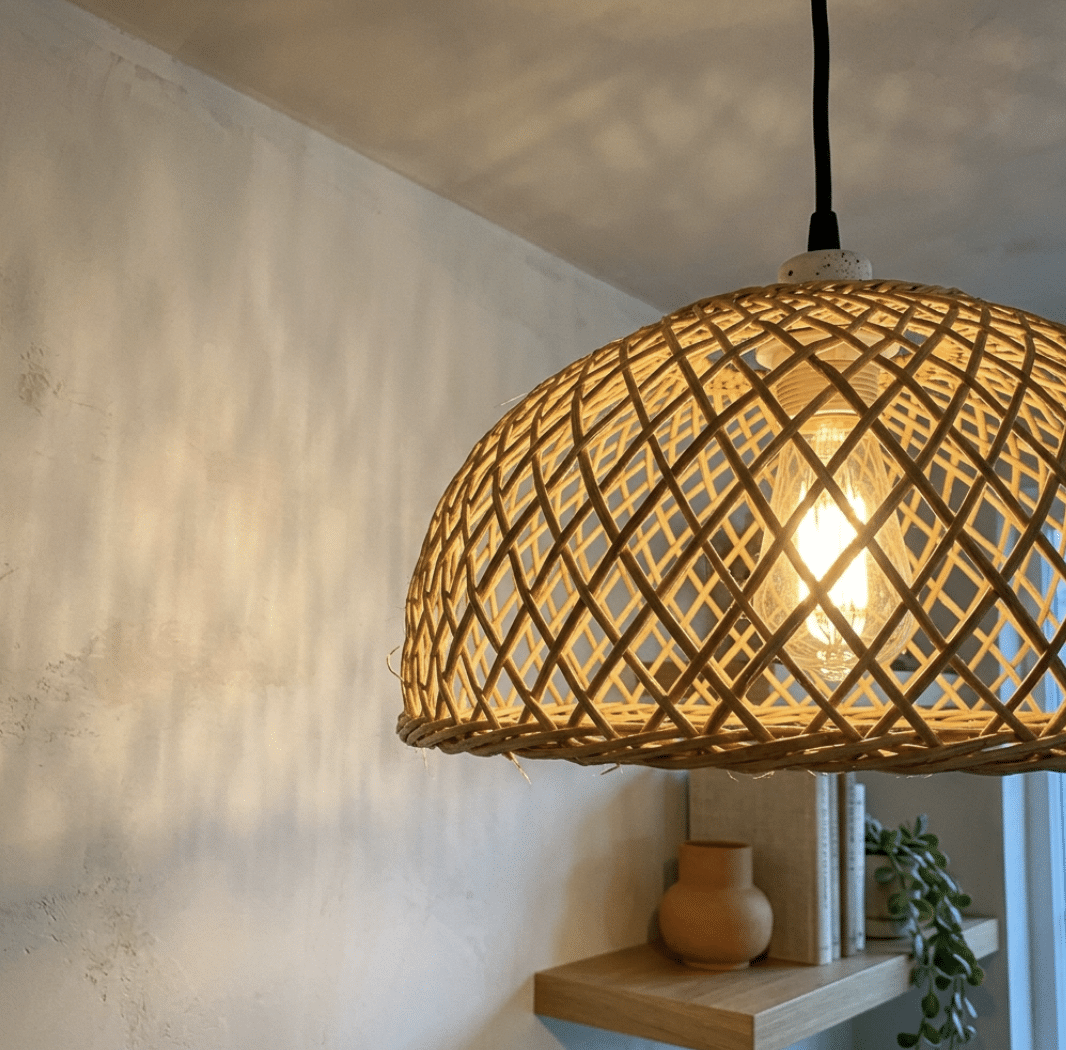 Choosing the right rattan pendant comes down to balancing weave density