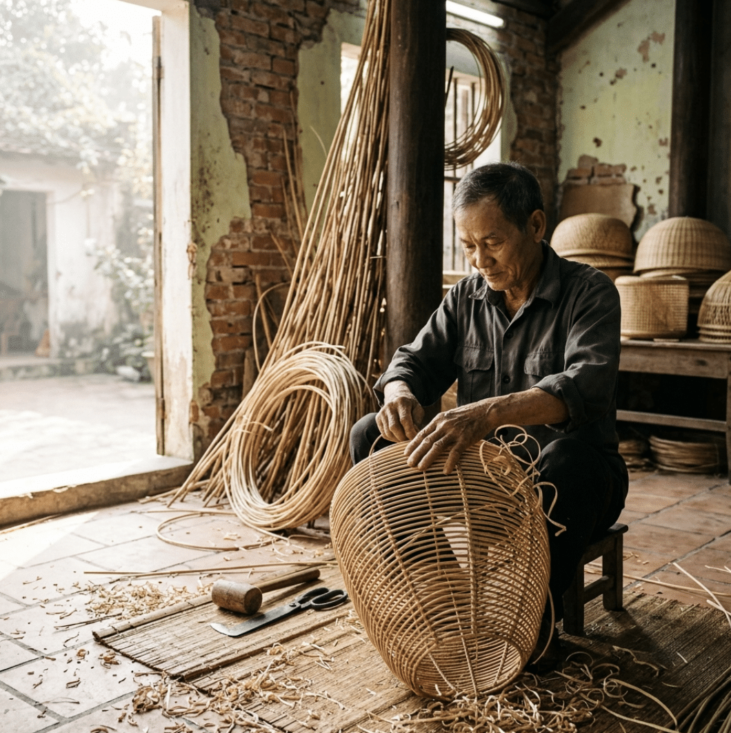 Choosing the right rattan pendant comes down to balancing weave density